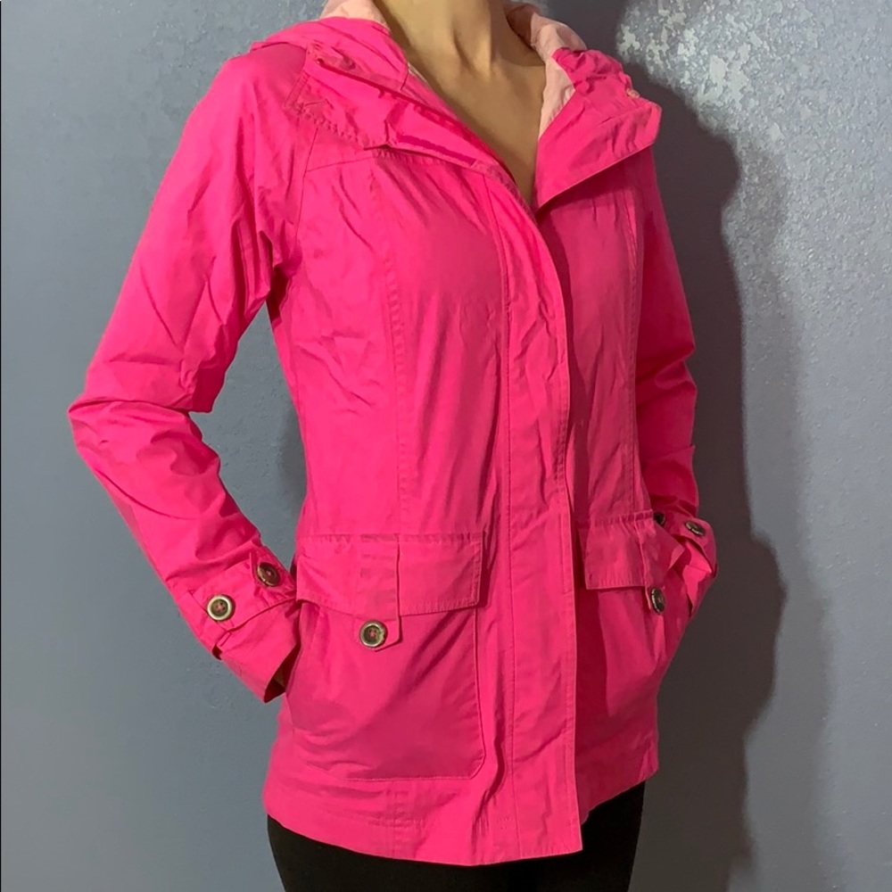 Neon Pink Rain Coat